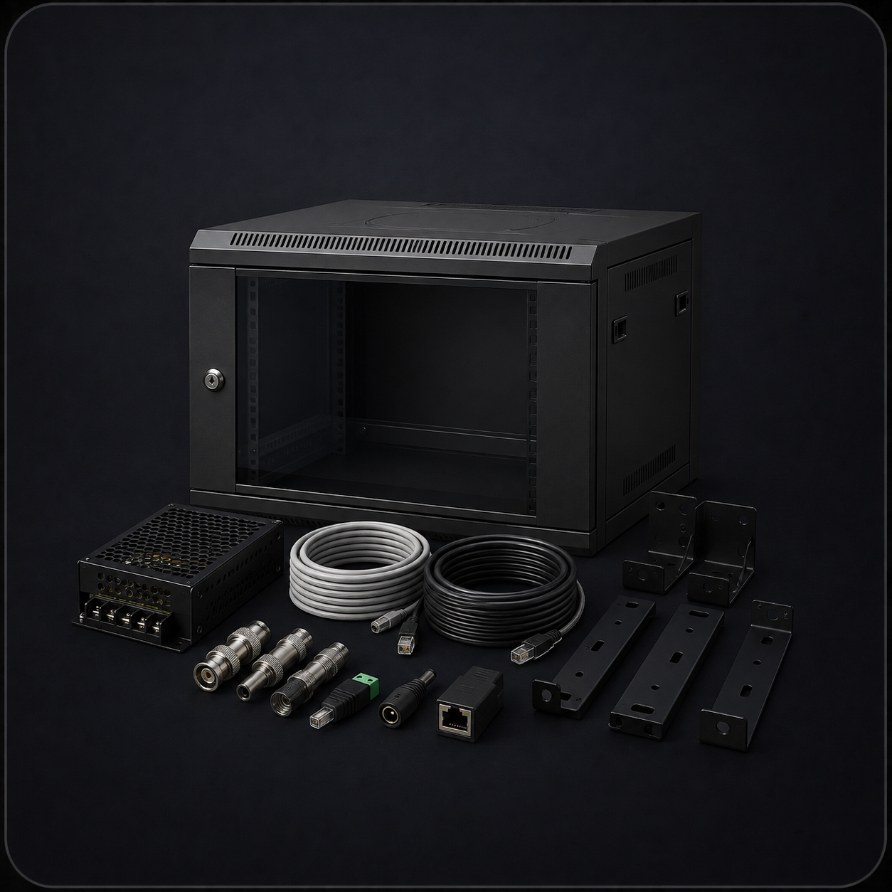 CCTV accessories and server racks